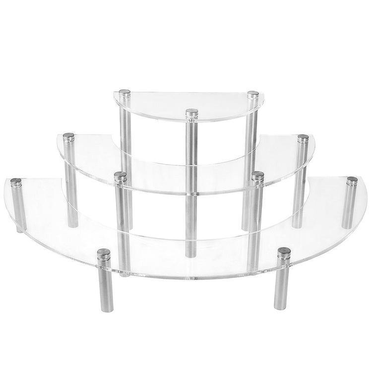 3-Tier Acrylic Semicircle Cupcake Stand