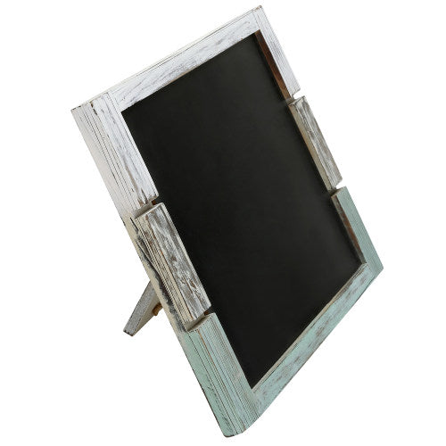 Rustic Multicolored Wood Chalkboard Menu Display Stand-MyGift