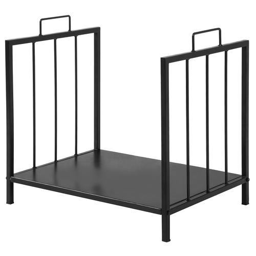 Black Metal Firewood Rack - MyGift