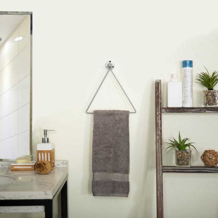 Triangle Shaped Chrome Hand Towel Ring